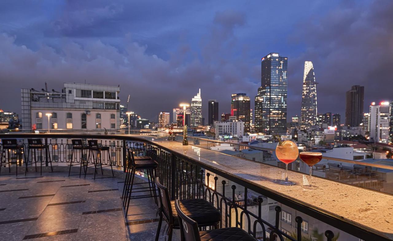 Hotel La Siesta Premium Saigon Ho Chi Minh Zewnętrze zdjęcie View from the rooftop bar
